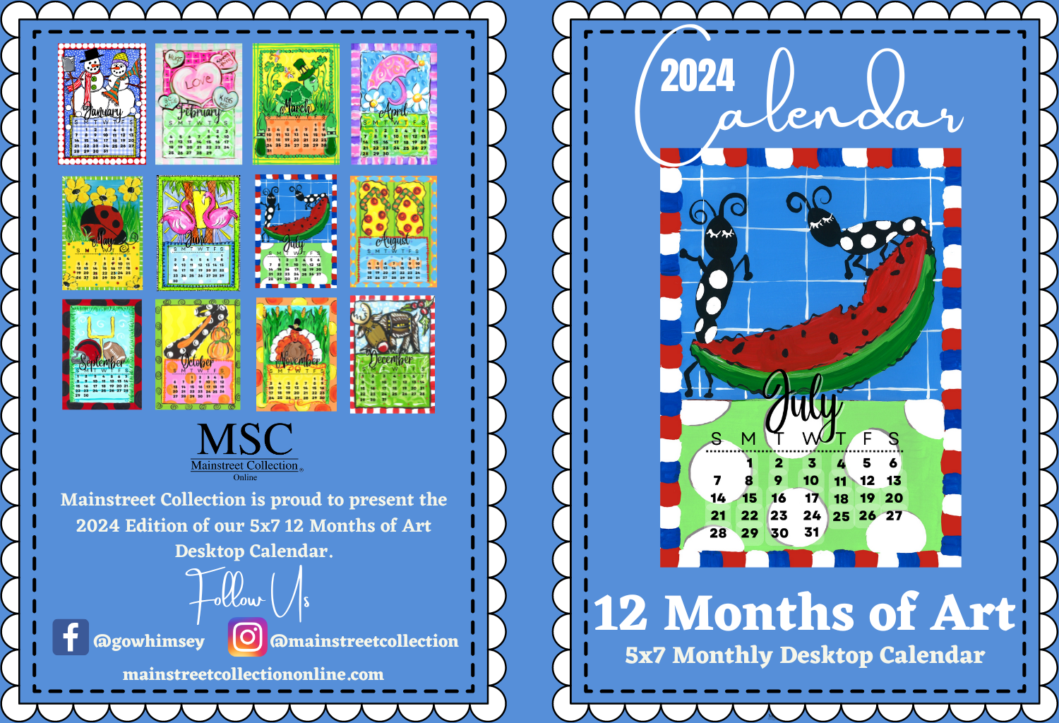 2024 Desktop Calendar Refill Mainstreet Collection Online