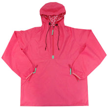 Load image into Gallery viewer, Front view of the pink raincoat