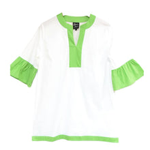 Load image into Gallery viewer, Front view of our Green Accent Cover Up