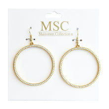 Load image into Gallery viewer, Bead Circle Earrings