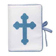 Load image into Gallery viewer, Front view of our Blue Christening Photo Album