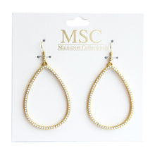 Load image into Gallery viewer, Bead Teardrop Earrings