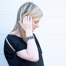 Load image into Gallery viewer, Lifestyle view of our Blonde Tortoise Cuff