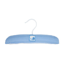 Load image into Gallery viewer, Front view of our Blue Whale Smocked Hanger
