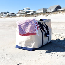 Load image into Gallery viewer, Lifestyle view of our Canvas Big Tote