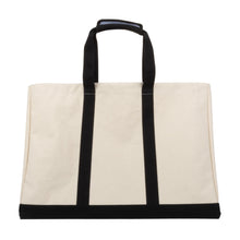 Load image into Gallery viewer, Front view of our Black Canvas Big Tote