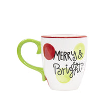 Load image into Gallery viewer, Set of 3 Phrased Holiday Ceramic Coffee Mugs