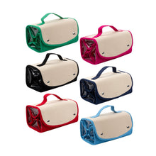 Load image into Gallery viewer, Front view of all the colors available in the canvas roll up cosmetic