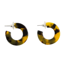 Load image into Gallery viewer, Front view of our Small Chunky Tortoise Hoops