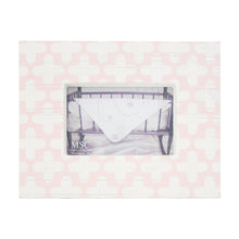 Load image into Gallery viewer, Front view of our Light Pink and White Clover Picture Frame