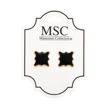 Load image into Gallery viewer, Enamel Quatrefoil Earrings