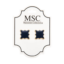 Load image into Gallery viewer, Enamel Quatrefoil Earrings