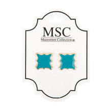 Load image into Gallery viewer, Enamel Quatrefoil Earrings