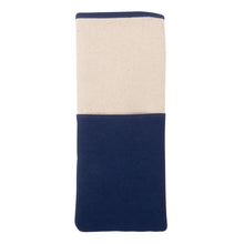 Load image into Gallery viewer, Front view of the navy flat iron case