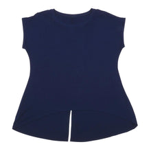 Load image into Gallery viewer, Navy Flyaway Slouch Shirt