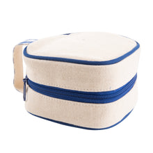 Load image into Gallery viewer, View of our Blue Gingham Jewelry Cube