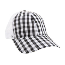 Load image into Gallery viewer, Gingham Trucker Hat