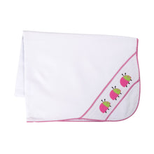 Load image into Gallery viewer, Our Hot Pink Ladybug Smocked Blanket