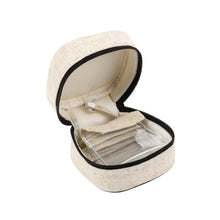 Load image into Gallery viewer, Linen Square Jewelry Case