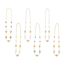 Load image into Gallery viewer, Front view of our Cork Bead Necklaces