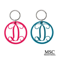 Load image into Gallery viewer, Initial Cutout Keychain