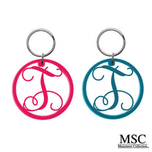 Load image into Gallery viewer, Initial Cutout Keychain