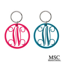 Load image into Gallery viewer, Initial Cutout Keychain