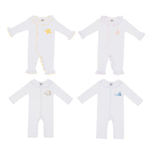 Load image into Gallery viewer, Front view of our French Knot Convertible Onesies