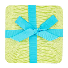 Load image into Gallery viewer, Front view of our Green Lizard Coasters