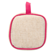 Load image into Gallery viewer, Linen Square Jewelry Case