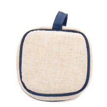 Load image into Gallery viewer, Linen Square Jewelry Case