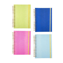 Load image into Gallery viewer, Front view of all 4 of our Lizard Notebook Journals, Green, Navy, Pink, Turquoise
