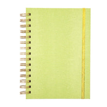 Load image into Gallery viewer, Front view of Green Lizard Notebook Journal