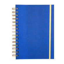 Load image into Gallery viewer, Front view of Navy Lizard Notebook Journal