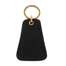Load image into Gallery viewer, Front view of our Black Canvas Bottle opener Keychain