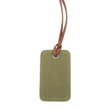 Load image into Gallery viewer, Front view of our Forest Men Luggage Tag