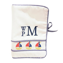 Load image into Gallery viewer, Monogrammed view of our Smocked Icon Photo Album