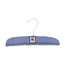 Load image into Gallery viewer, Front view of our Navy Boat Smocked Hanger