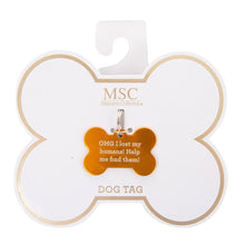 Load image into Gallery viewer, Front view of our "Call My People" Pet Tag