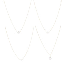 Load image into Gallery viewer, Front view of our Classic Pearl necklaces