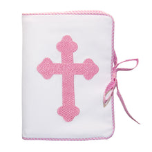 Load image into Gallery viewer, Front view of our Pink Christening Photo Album