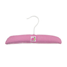 Load image into Gallery viewer, Front view of our Hot Pink LadybugSmocked Hanger