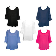 Load image into Gallery viewer, Front image of our Pom Pom Shirts