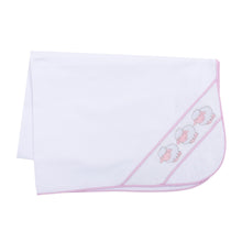 Load image into Gallery viewer, Our Pink Lamb Smocked Blanket
