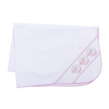 Load image into Gallery viewer, Our Pink Lamb Smocked Blanket