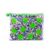Load image into Gallery viewer, Confetti Flat Zipper Pouch