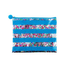Load image into Gallery viewer, Confetti Flat Zipper Pouch