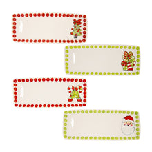 Load image into Gallery viewer, Holiday Ceramic Rectangle Platter
