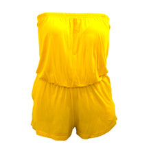Load image into Gallery viewer, Front view of our Yellow Romper