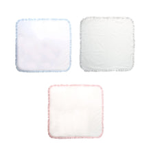 Load image into Gallery viewer, Front view of our Ruffle Blankets